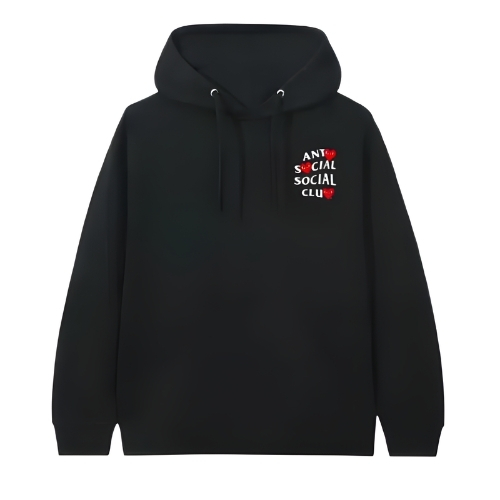 ASSC X COMME Des GARCONS Hoodie Black
