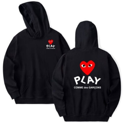 CDG Play Double Sided Printed Hoodie