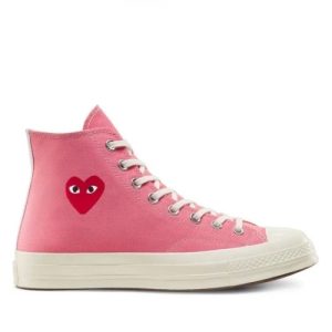 Pink Comme Des Garcons Converse
