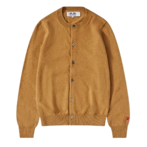 CDG Women Lambswool Cardigan – Brown CDG Women Lambswool Cardigan – Brown