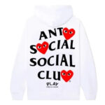 COMME des GARCONS x ASSC White Hoodie