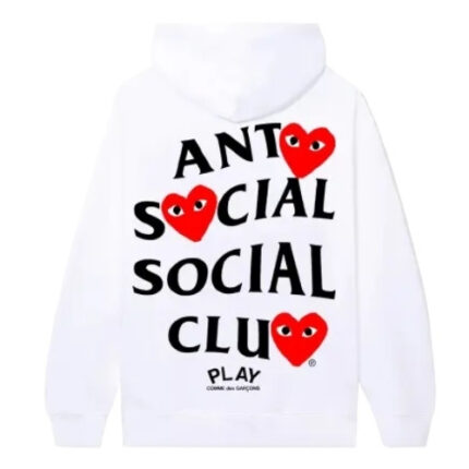 COMME des GARCONS x ASSC White Hoodie