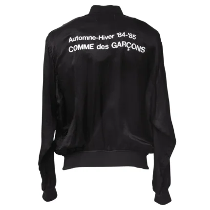 Comme Des Garcons Automne-Hiver Black Bomber Jacket