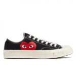 Comme Des Garcons Play Converse Low Black​