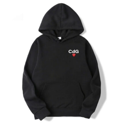 Comme Des Garcons Play Printed Heart Hoodie