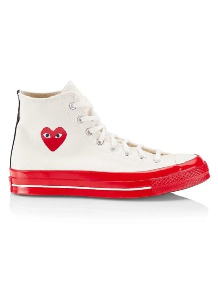 CDG PLAY x Converse Chuck 70 High-Top Sneakers
