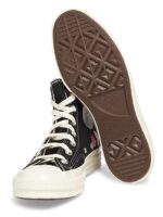 CONVERSE MULTI HEARTS HIGH TOP BLACK