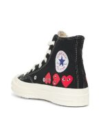 CONVERSE MULTI HEARTS HIGH TOP BLACK