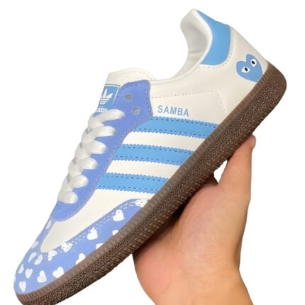 Comme des Garçons x Adidas Samba White/Blue
