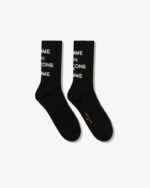 Comme des Garçons Homme Log Black Socks