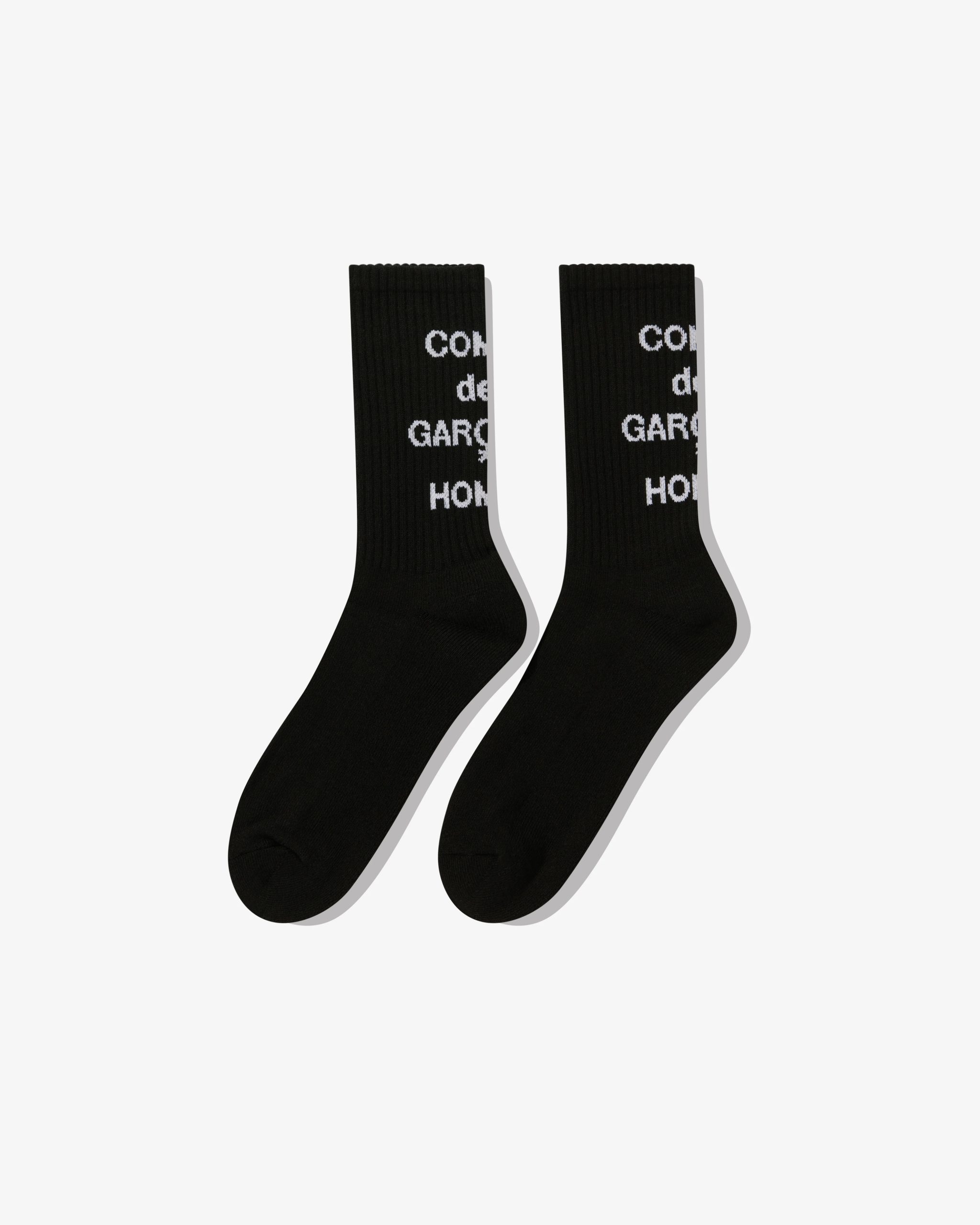 Comme des Garçons Homme Log Black Socks Comme des Garçons Homme Log Black Socks